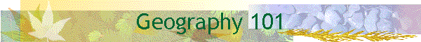 Geography 101